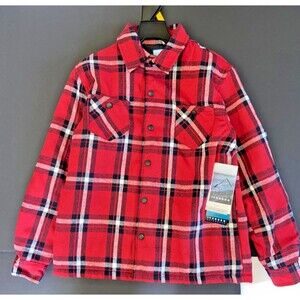 Iceburg Youth Boys Thermal Plaid Coat Jacket L 16/18 Brand New Plaid Pockets